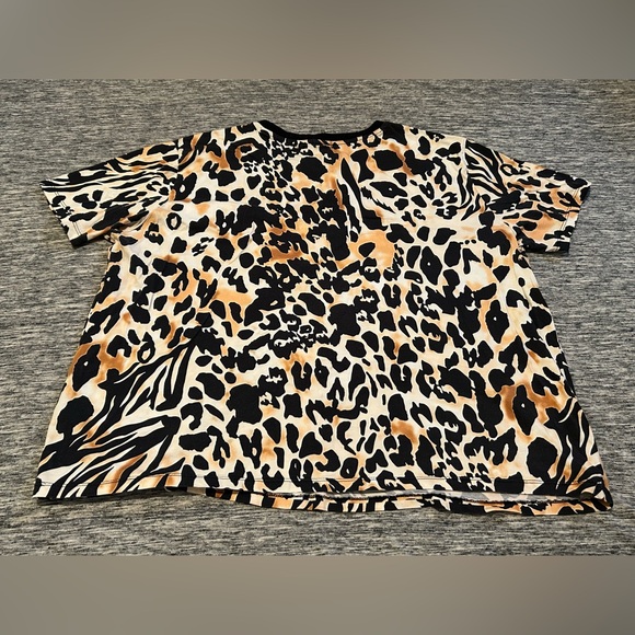 ASOS Cheetah Print Cropped T Shirt - Picture 4 of 6
